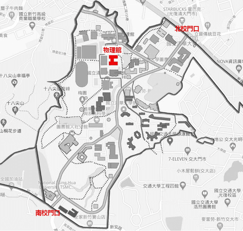 NTHU campus map