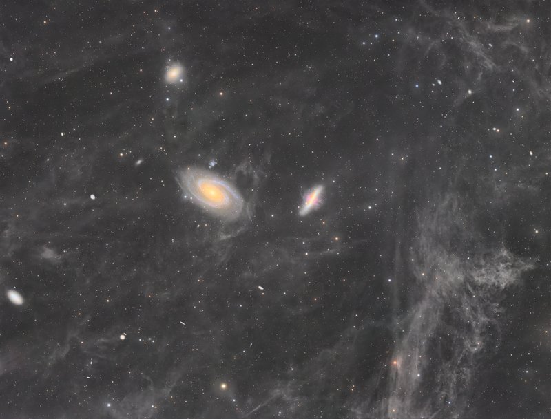 M81 and M82, The Bode and Cigar galaxies