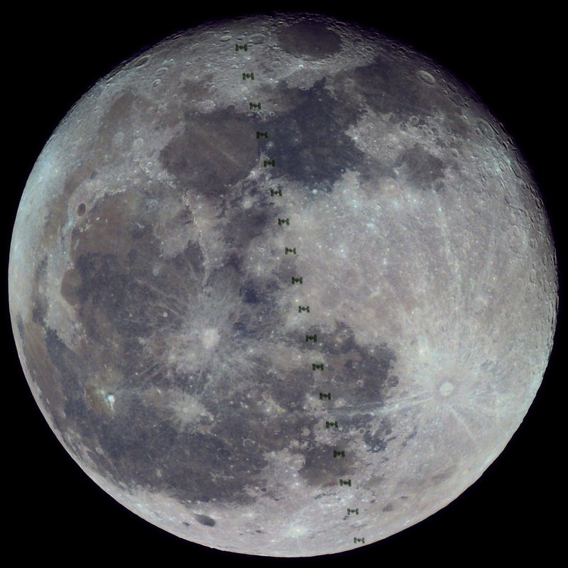 ISS Moon Transit