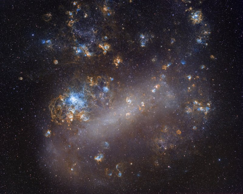 LMC 大麥哲倫星雲 (SHO假色合成)